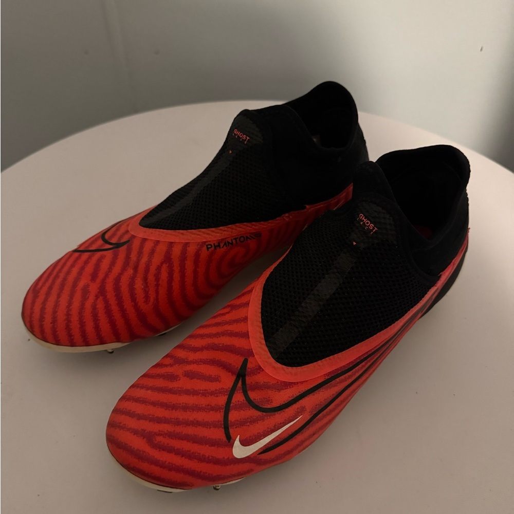Nike Phantom Red and Black Cleats GX PRO